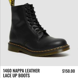 Dr. Marten 1460 Nappa Leather Lace Up Boots